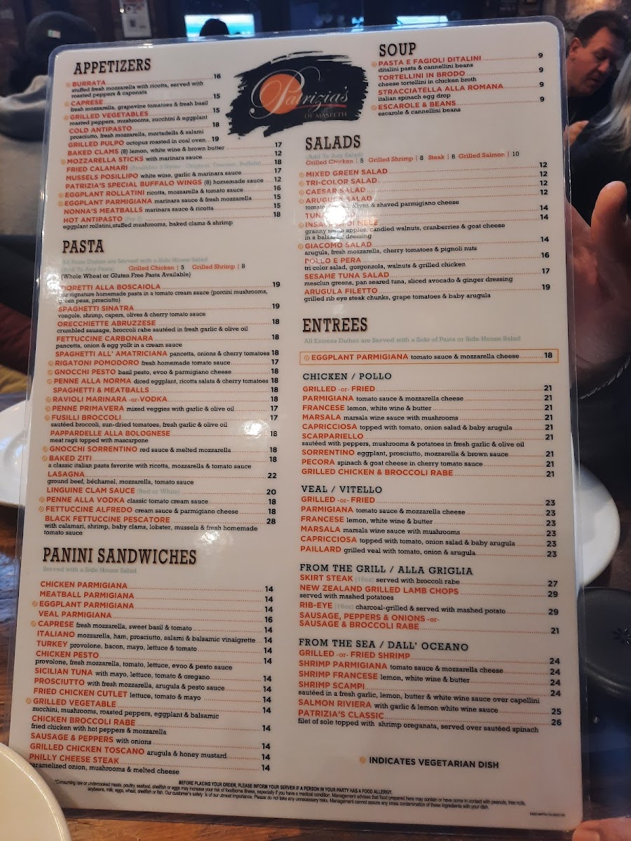 Patrizia's Menu - Image 3